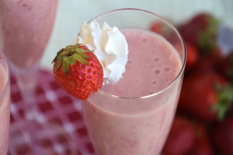 frullato fragola banana