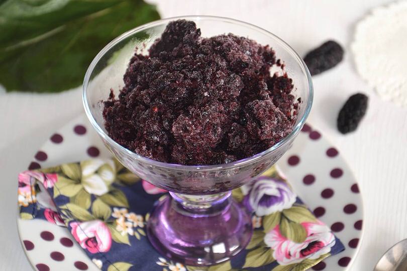 Granita di gelsi