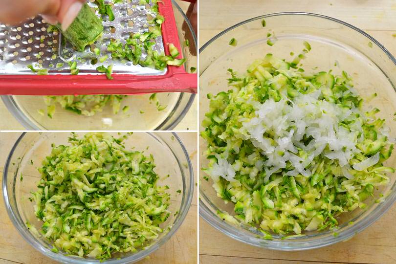 1 grattugiare zucchine