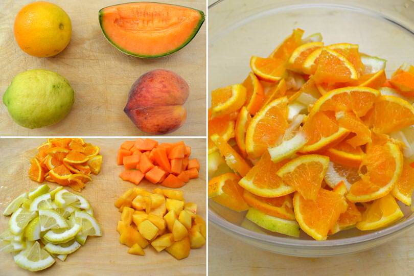 1 tagliare frutta