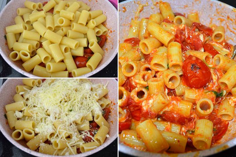 4 aggiungere pasta