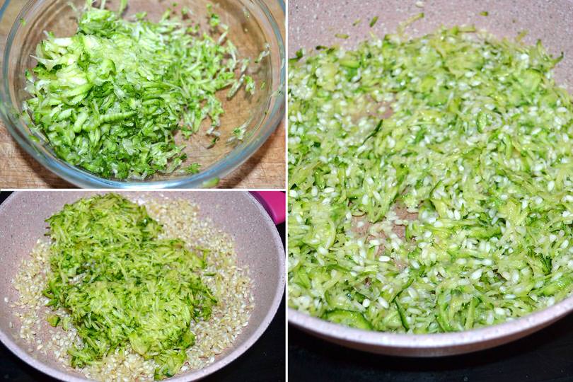 1 grattugiare zucchine