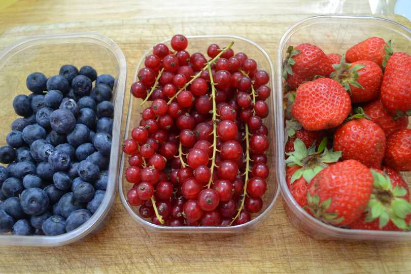 3 frutti di bosco