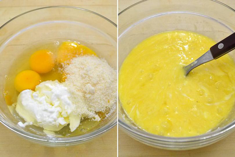 5 battere uova e yogurt