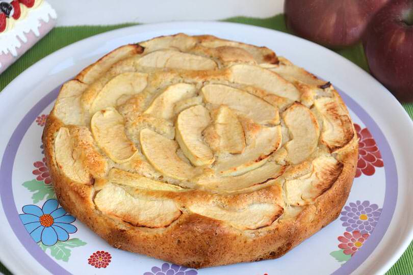 Torta di mele senza uova