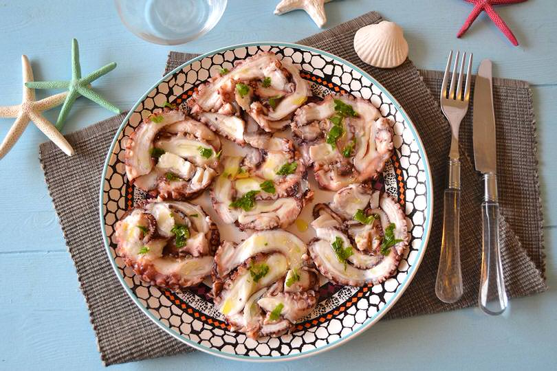 Carpaccio di polpo