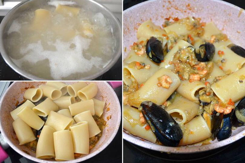 cuocere paccheri