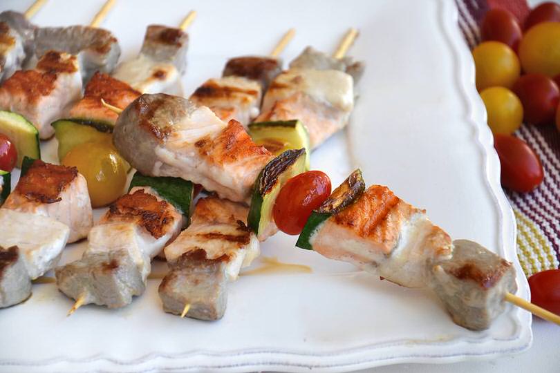 Spiedini di pesce