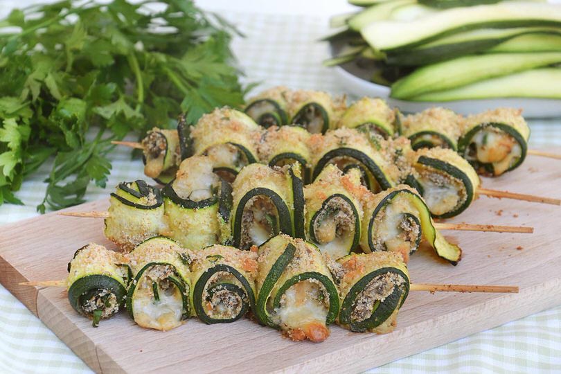 Spiedini di zucchine