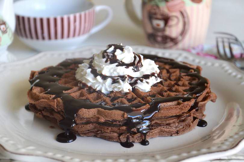 Waffle al cacao