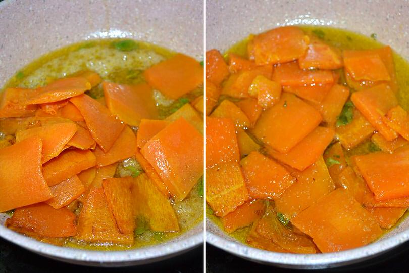 3 aggiungere zucca