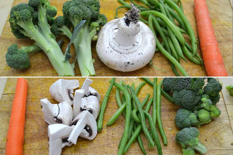 4 pulire verdure
