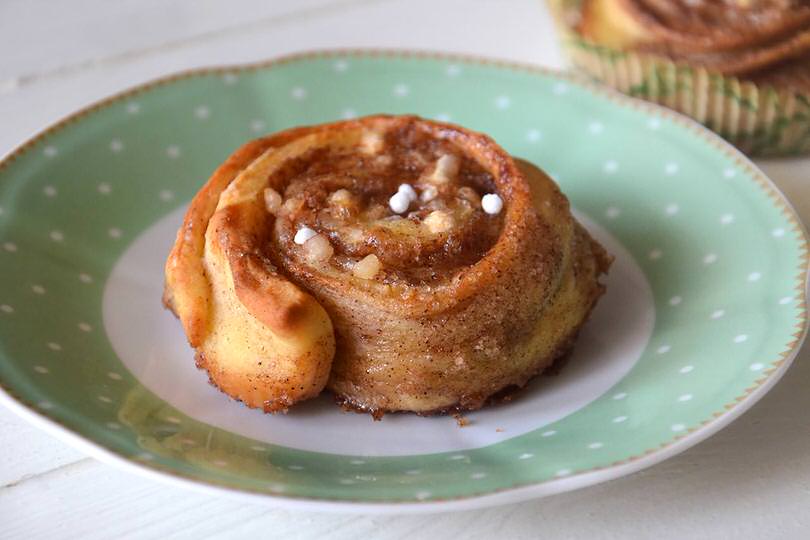 Kanelbullar briochine alla cannella