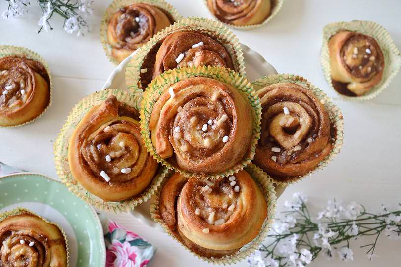 Kanelbullar - Brioscine alla cannella
