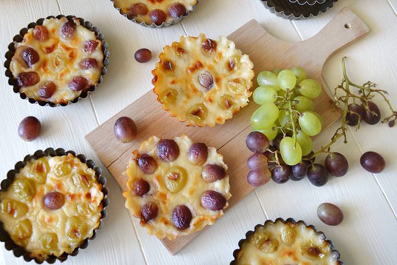 Tartellette all'uva