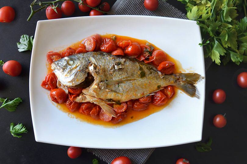 Orata all'acqua pazza