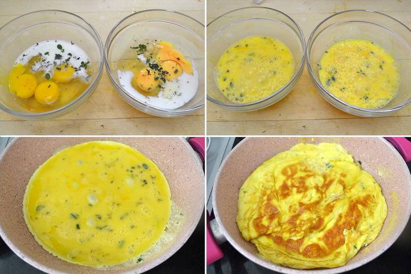 1 cuocere frittata