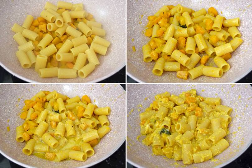 4 aggiungere pasta