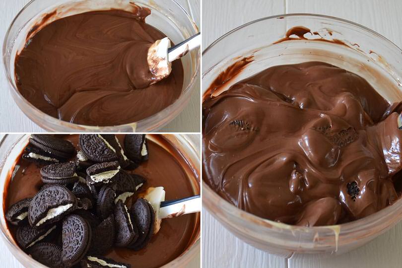 5 aggiungere oreo