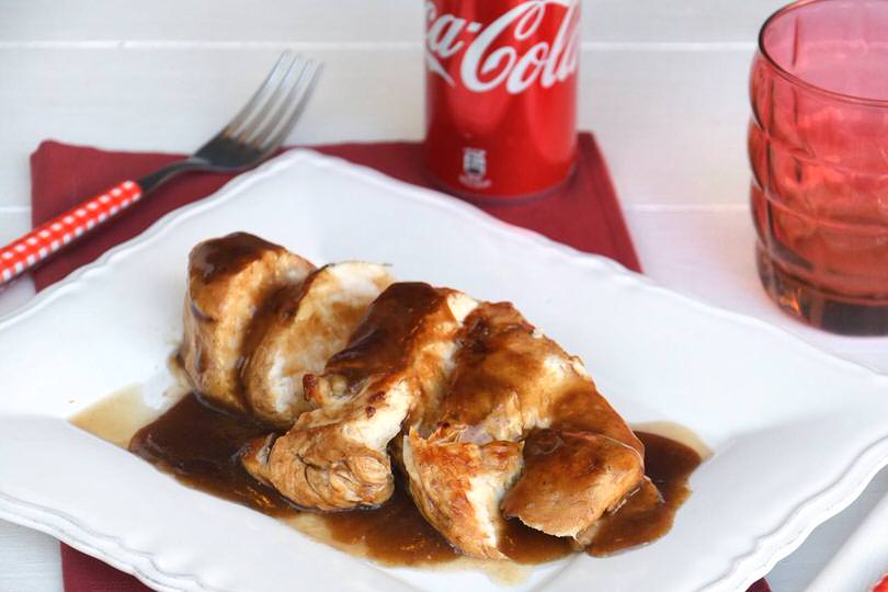 Petto di pollo alla Coca-cola
