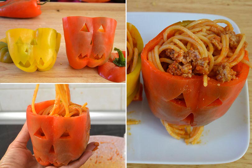 riempire peperoni
