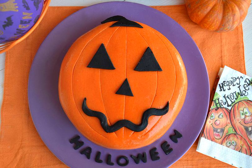 Torta zucca di Halloween