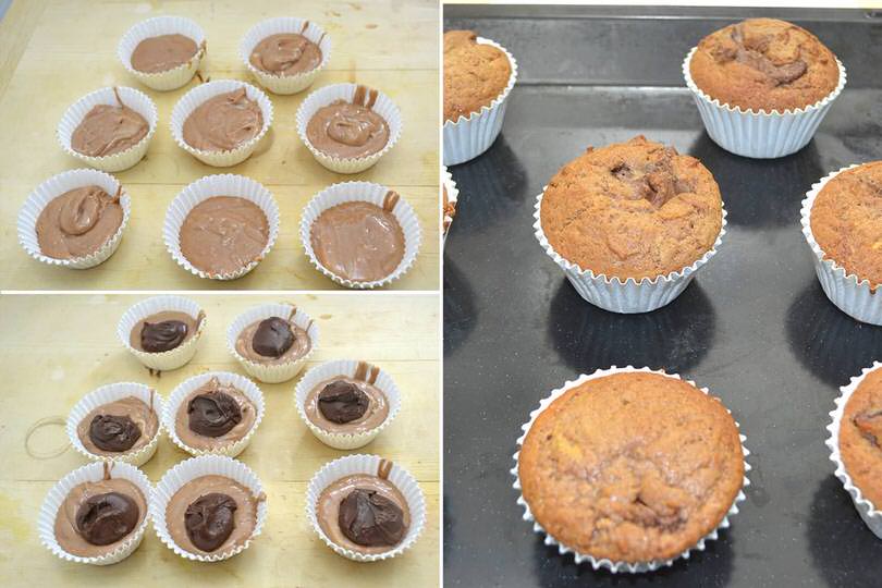 4 aggiungere cuore di nutella