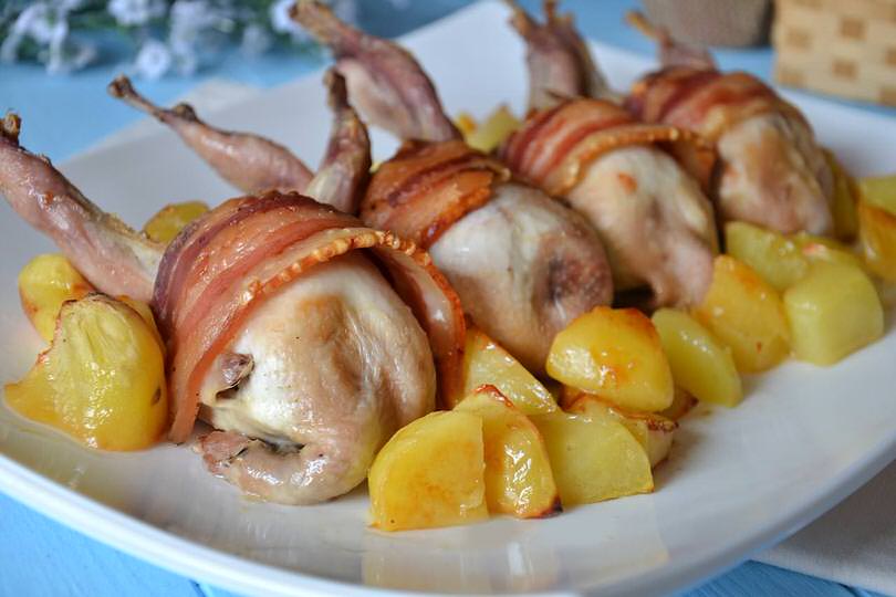 Quaglie al forno