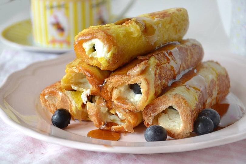 Stuffed french toast con philadelphia