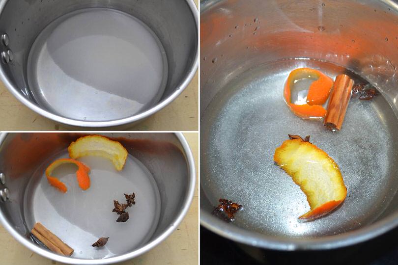 1 pentolino acqua e zucchero