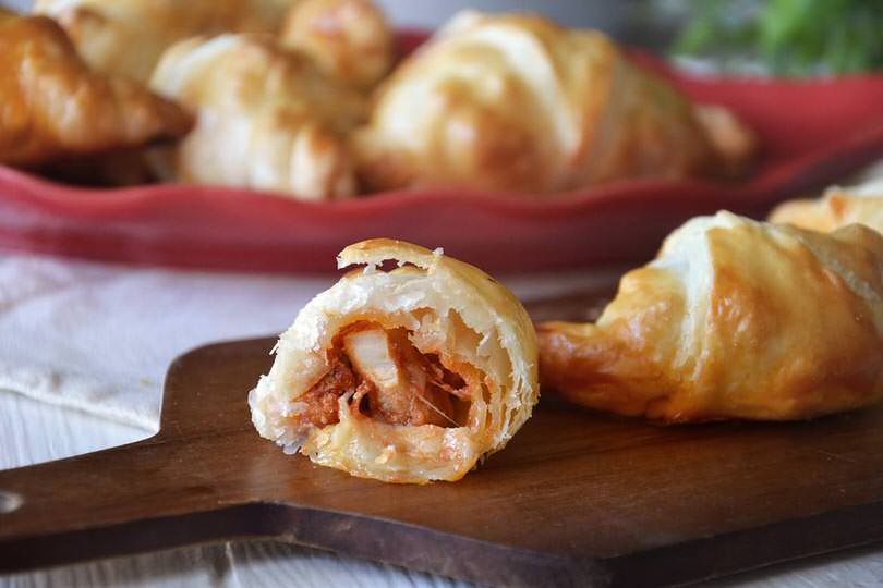 Cornetti di pesce spada e scamorza