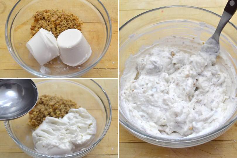 1 noci e ricotta
