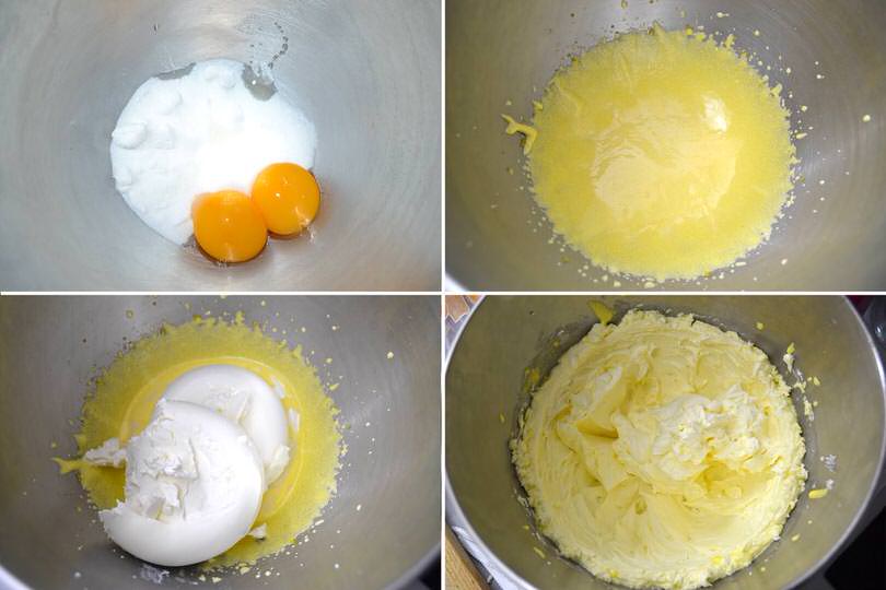 1 tuorli zucchero mascarpone