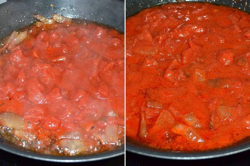 2 aggiungere sugo