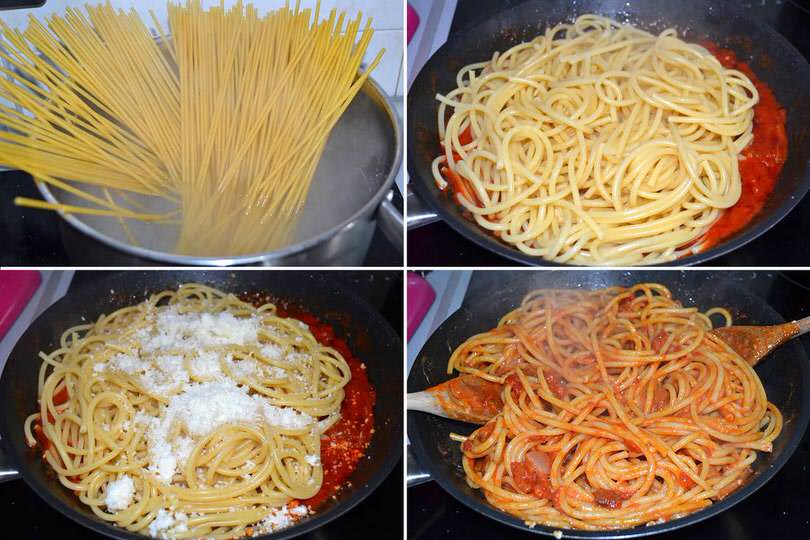 3 cuocere bucatini