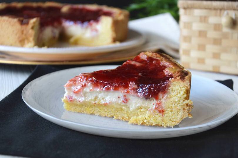 Crostata ricotta e marmellata