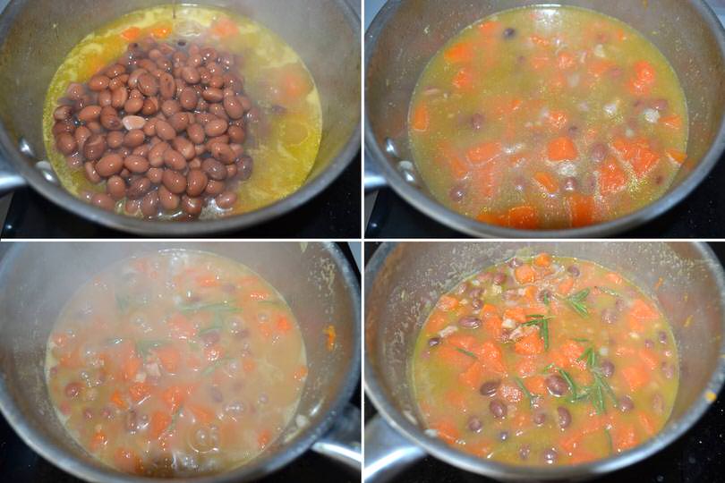 cuocere zuppa