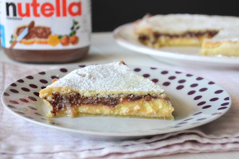 Crostata ricotta e nutella