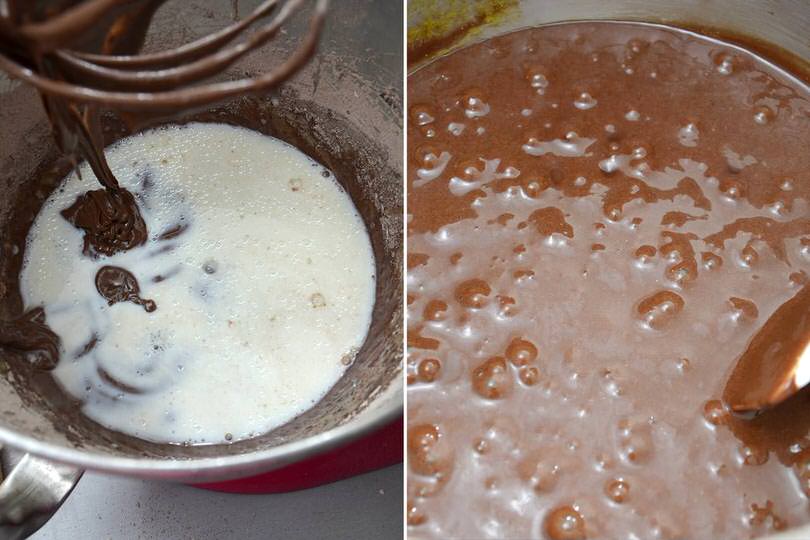 3 aggiungere latte