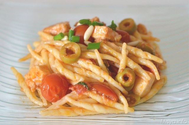 Pasta con pesce spada