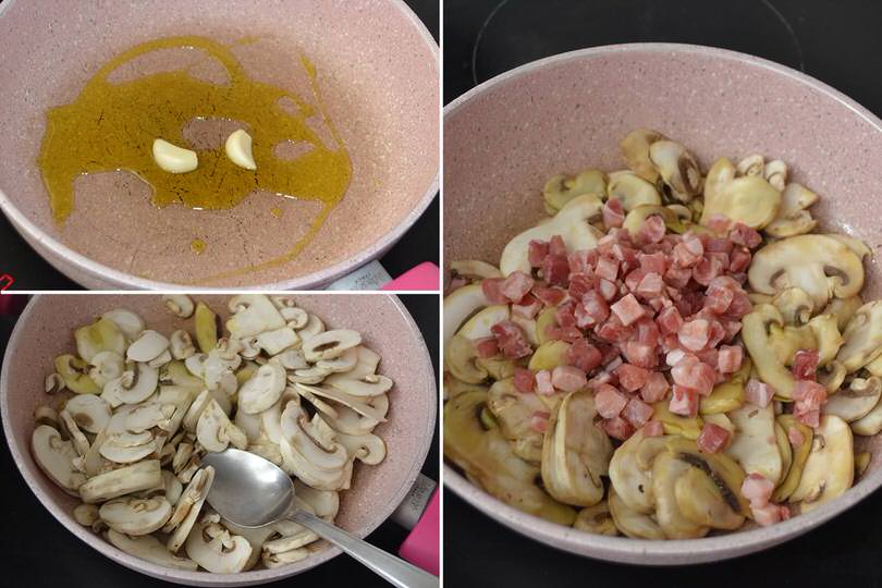 1 aglio e funghi