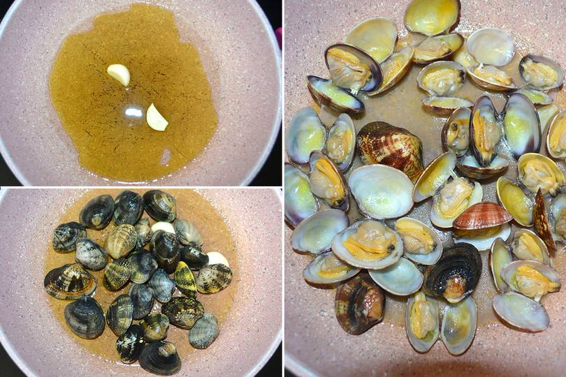 1 cuocere vongole
