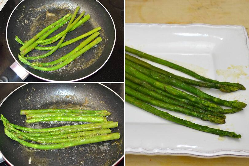 2 asparagi in padella
