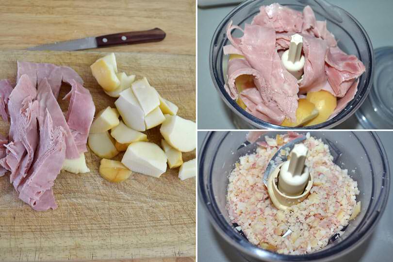 2 frullare proasciutto e scamorza