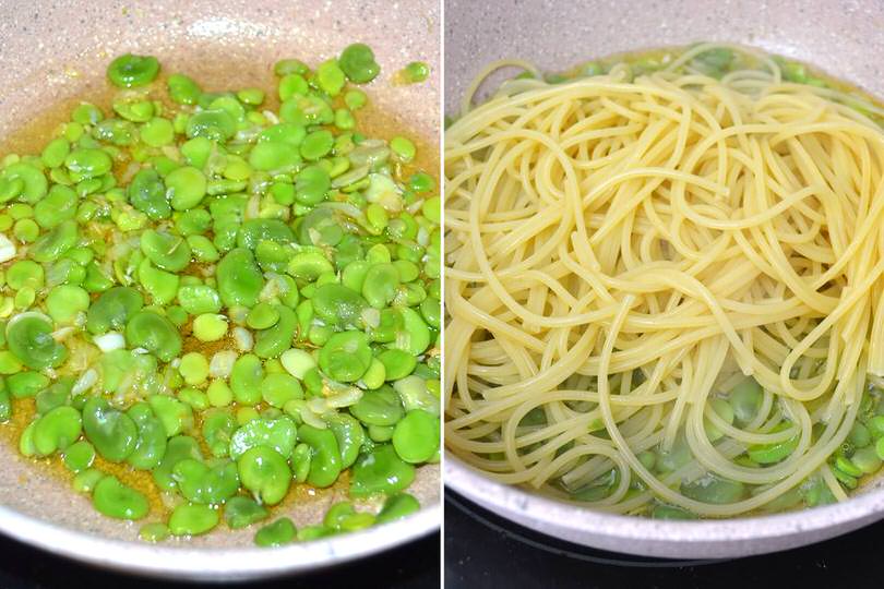 3 aggiungere pasta