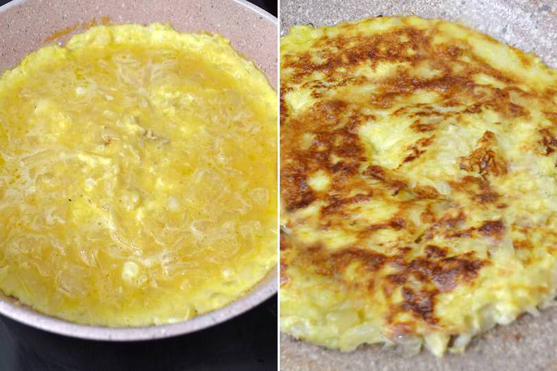 5 cuocere frittata