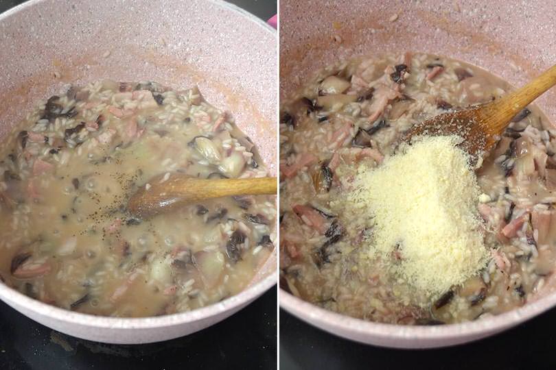 5 cuocere risotto
