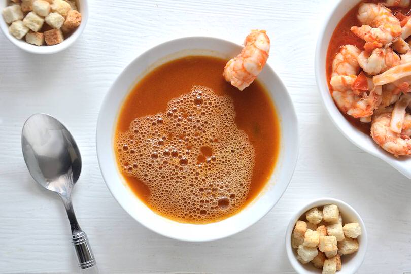 Bisque di gamberi
