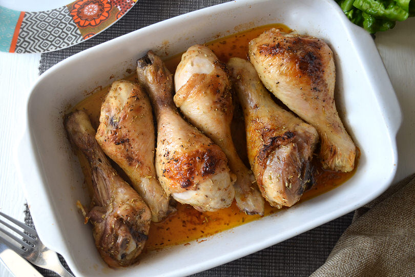Cosce di pollo al forno