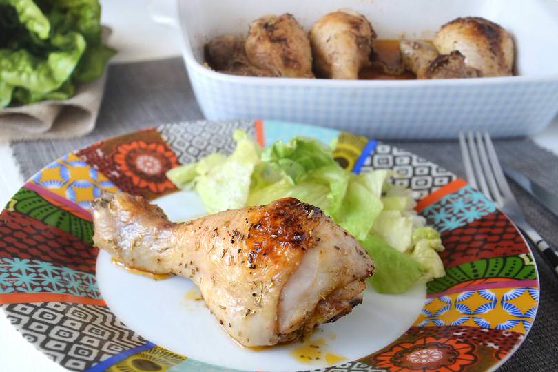 Cosce di pollo al forno